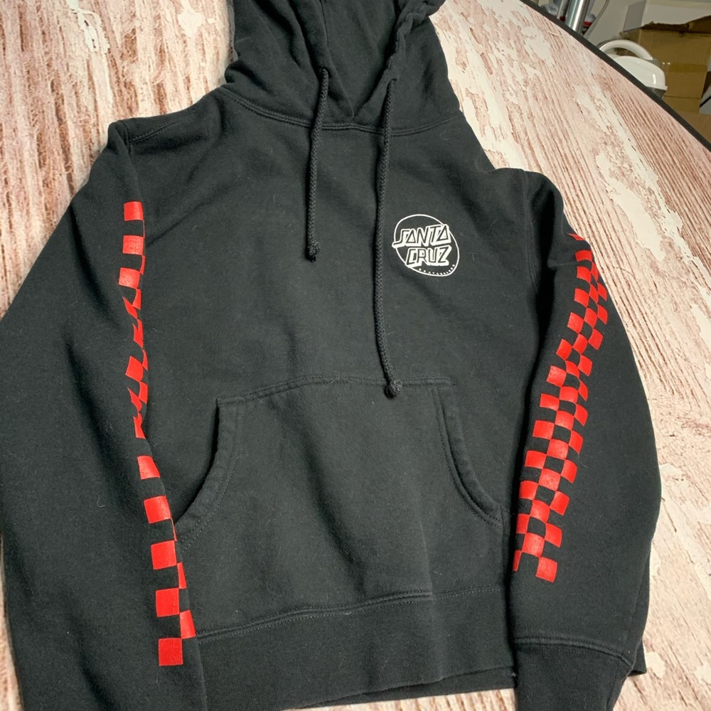 Santa Cruz checkered hoodie